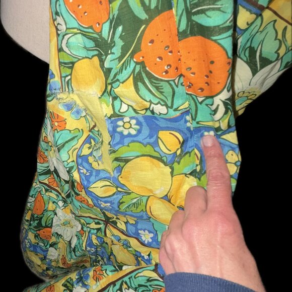 Anthropologie Peregrine Flutter Sleeve Dress size L FLAWED - Picture 6 of 7